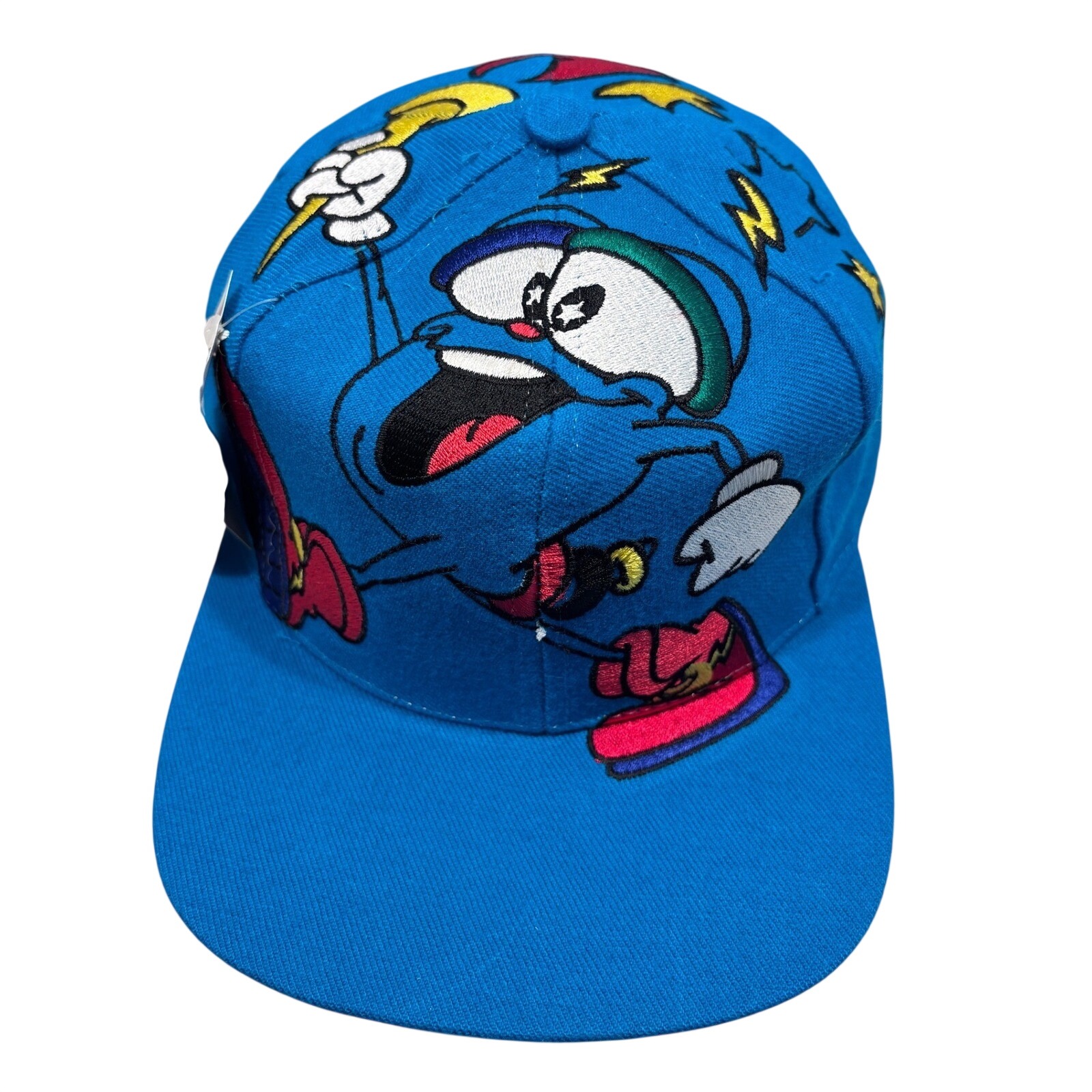 Vintage 1996 Atlanta Olympics Izzy Mascot Hat The Game Aqua Snapback Nwt